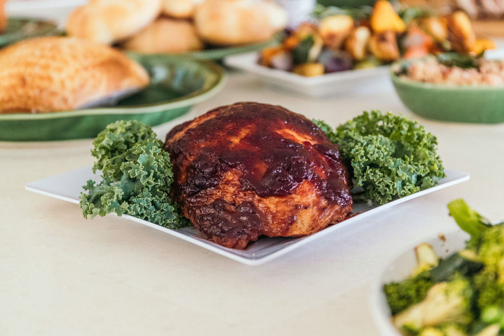 Christmas Slow Roast Turkey Breast with Cranberry Glaze